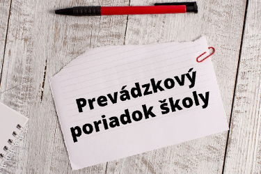 Prevádzkový poriadok školy Image53853