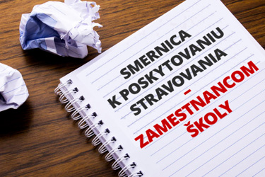 Smernica k poskytovaniu stravovania zamestnancom školy Image54847