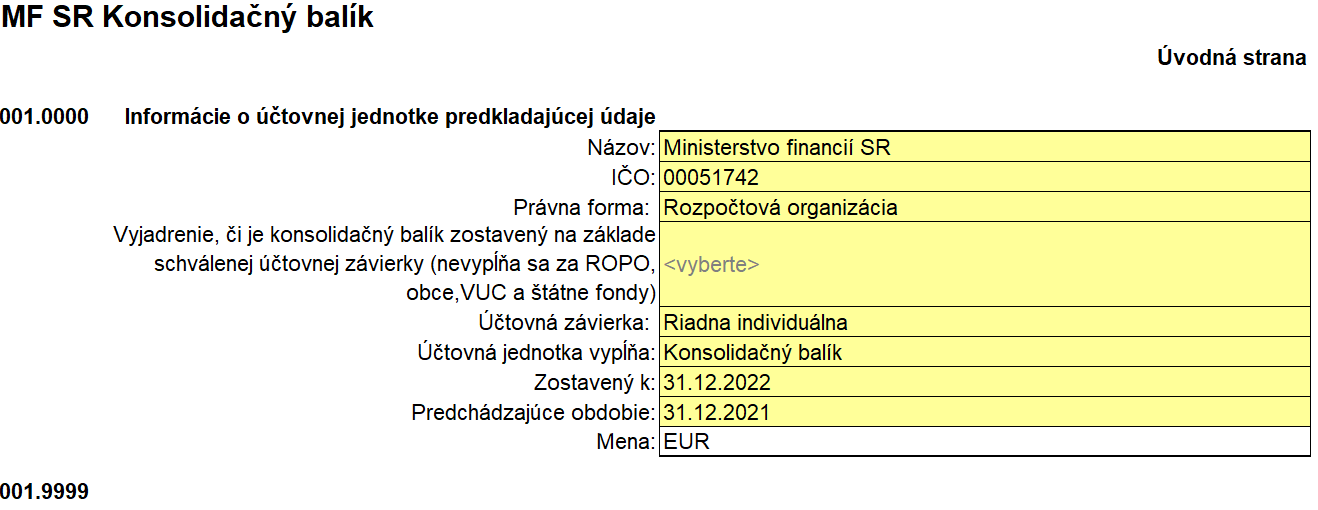 MF SR Konsolidačný balík